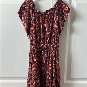 Leopard print dress cat & Jack size 7/8